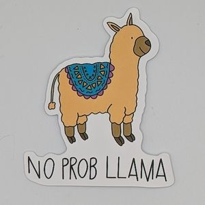 No Prob Llama Sticker